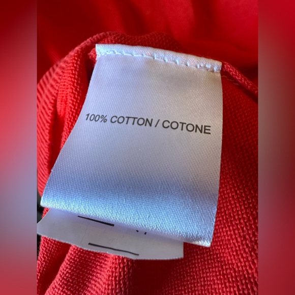 Doppelgänger Roma 100% Cotton Men's Bold Red/Orange Salmon Crewneck Sweater  XL - Picture 7 of 8